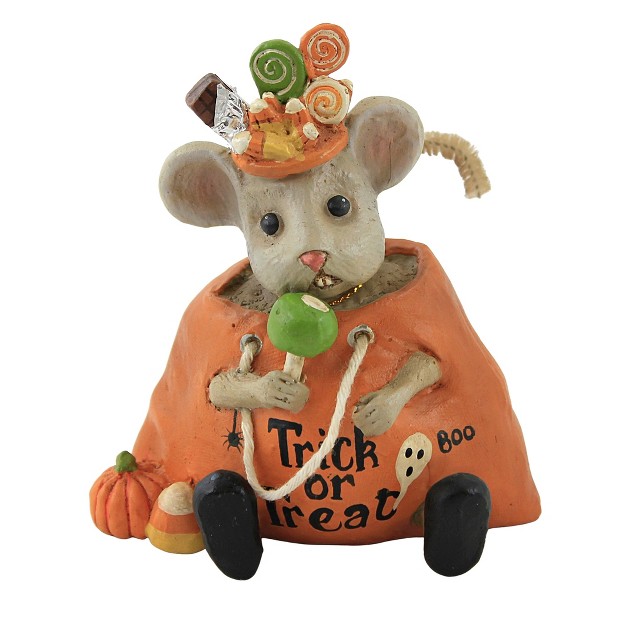 Bethany Lowe Designs Bethany Lowe Designs Halloween Halloween Nibbles One Figurine 4 25 Inches Mouse Trick Or Treat Apple Td0060