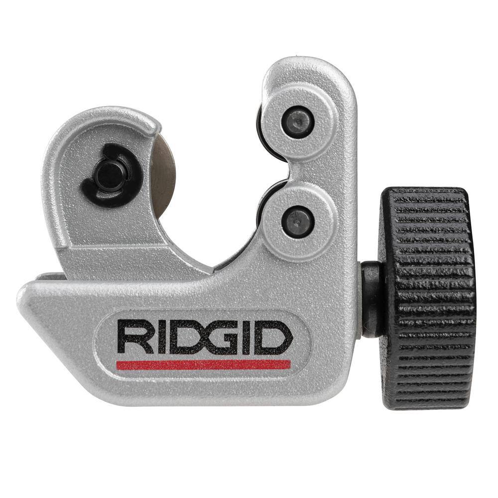 RIDGID 14 in. to 1-18 in. 101 Close Quarters Copper Aluminum Brass and Plastic Tubing Cutter Multi-Use Tubing Tool 40617