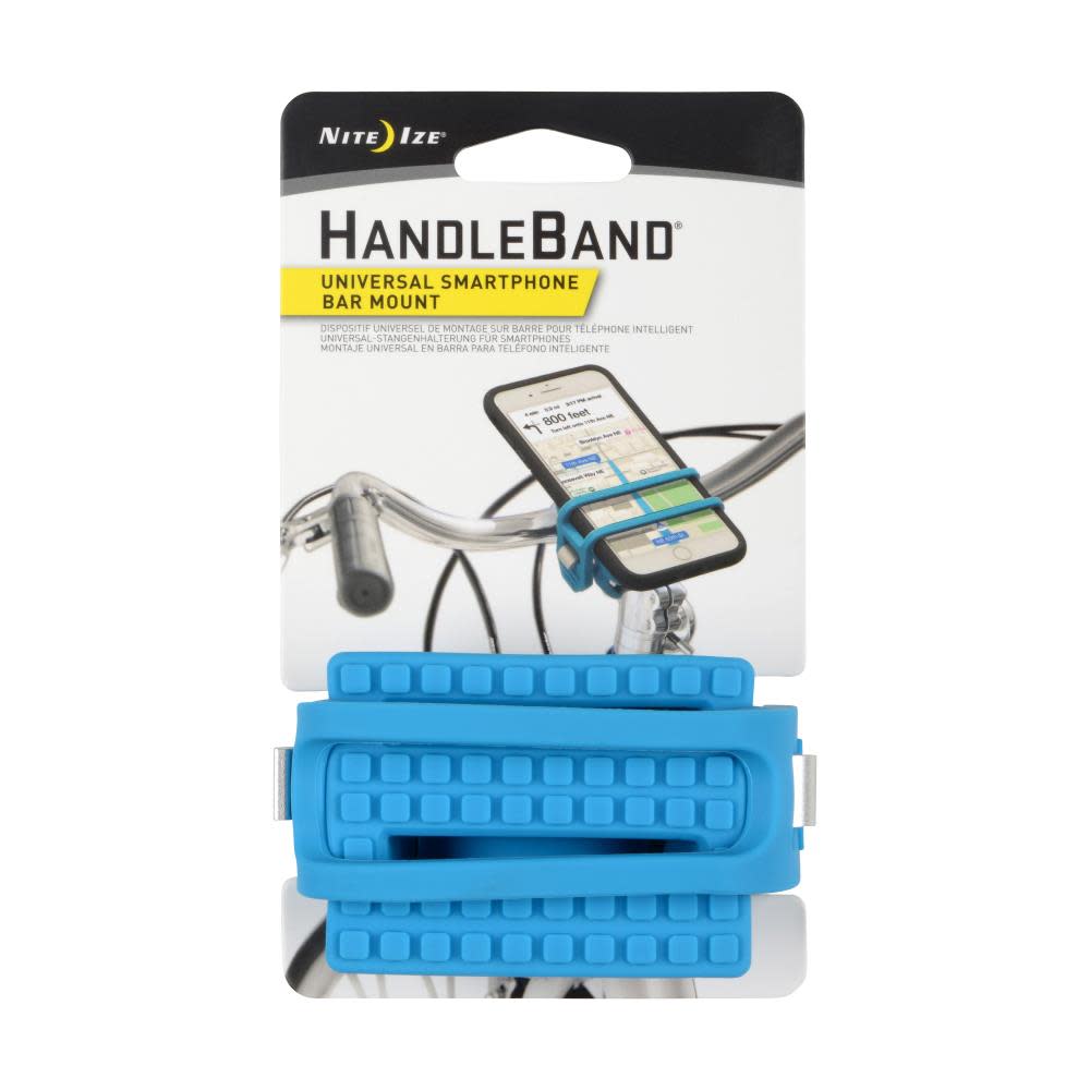 NITE IZE HandleBand Universal Smartphone Bar Mount ; Bright Blue ; HDB2-38-R3