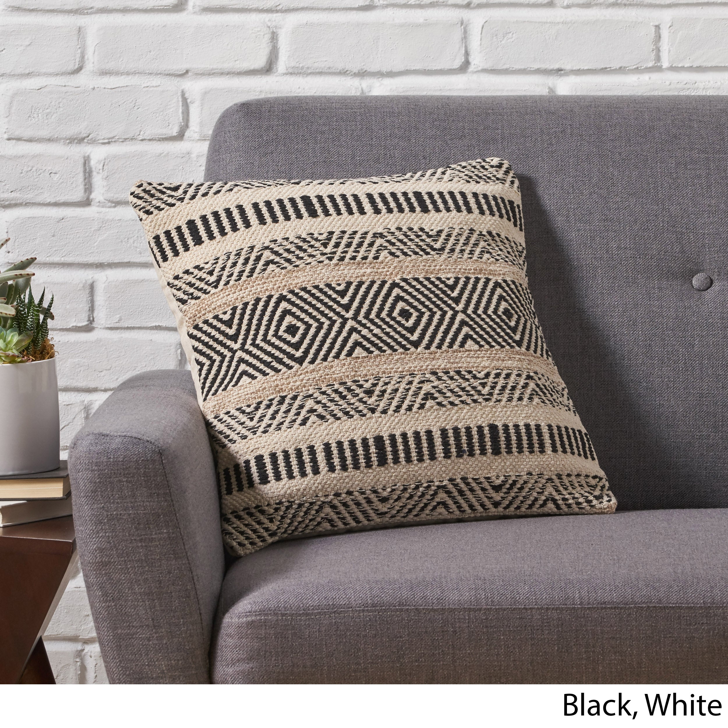 Tannen Boho Cotton Throw Pillow