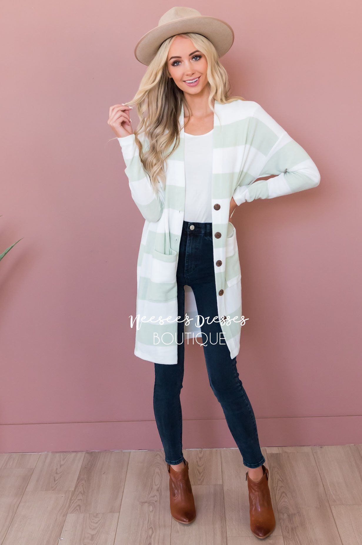 Take Your Chance Modest Cardigan