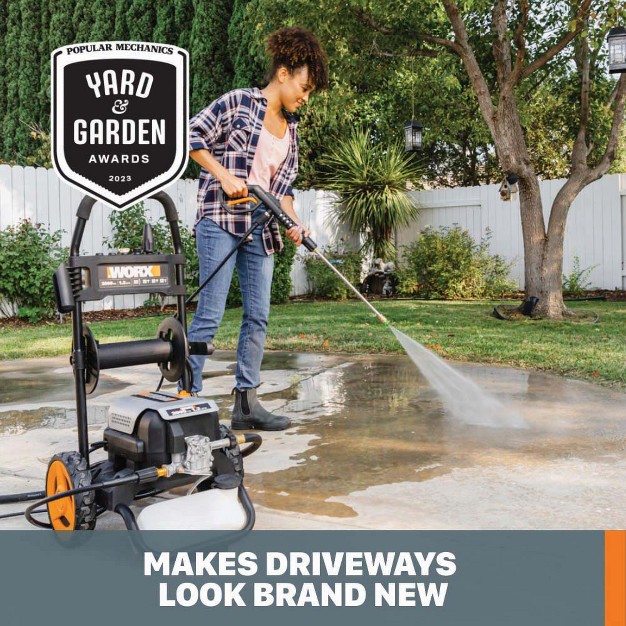 Worx Wg607 13 Amp Brushless 2000 Psi Electric Pressure Washer 1 2 Gpm