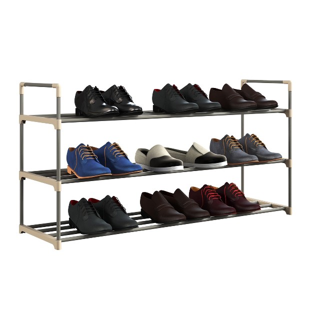 Hastings Home 3 tier 18 Pair Shoe Storage Rack