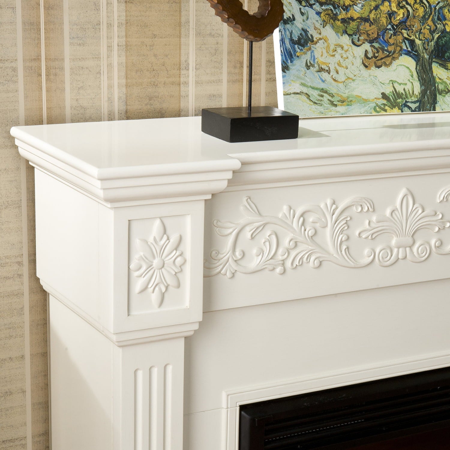 Southern Enterprises Calvert Electric Fireplace