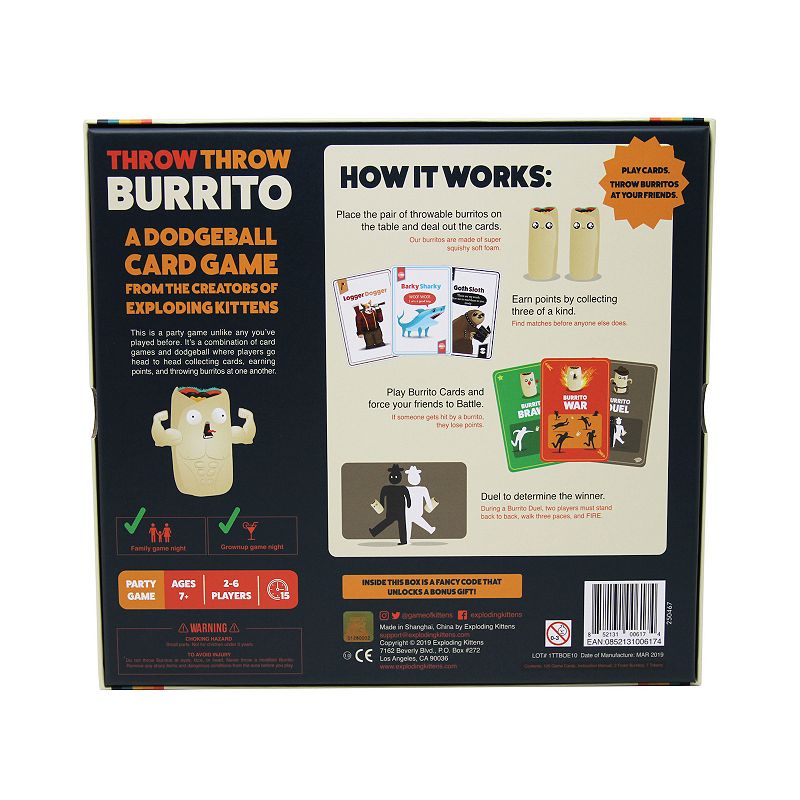 Throw Throw Burrito by Exploding Kittens