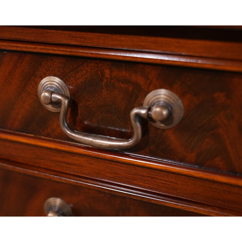 Mahogany Turned Leg Table   Traditional   Side Tables And End Tables   by Niagara Furniture  Houzz