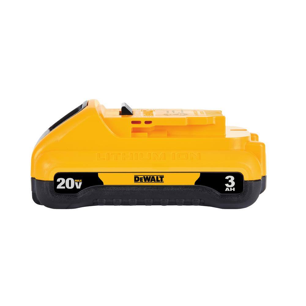 DW 20V MAX Compact Lithium-Ion 3.0Ah Battery Pack with 12V to 20V MAX Charger DCB230C