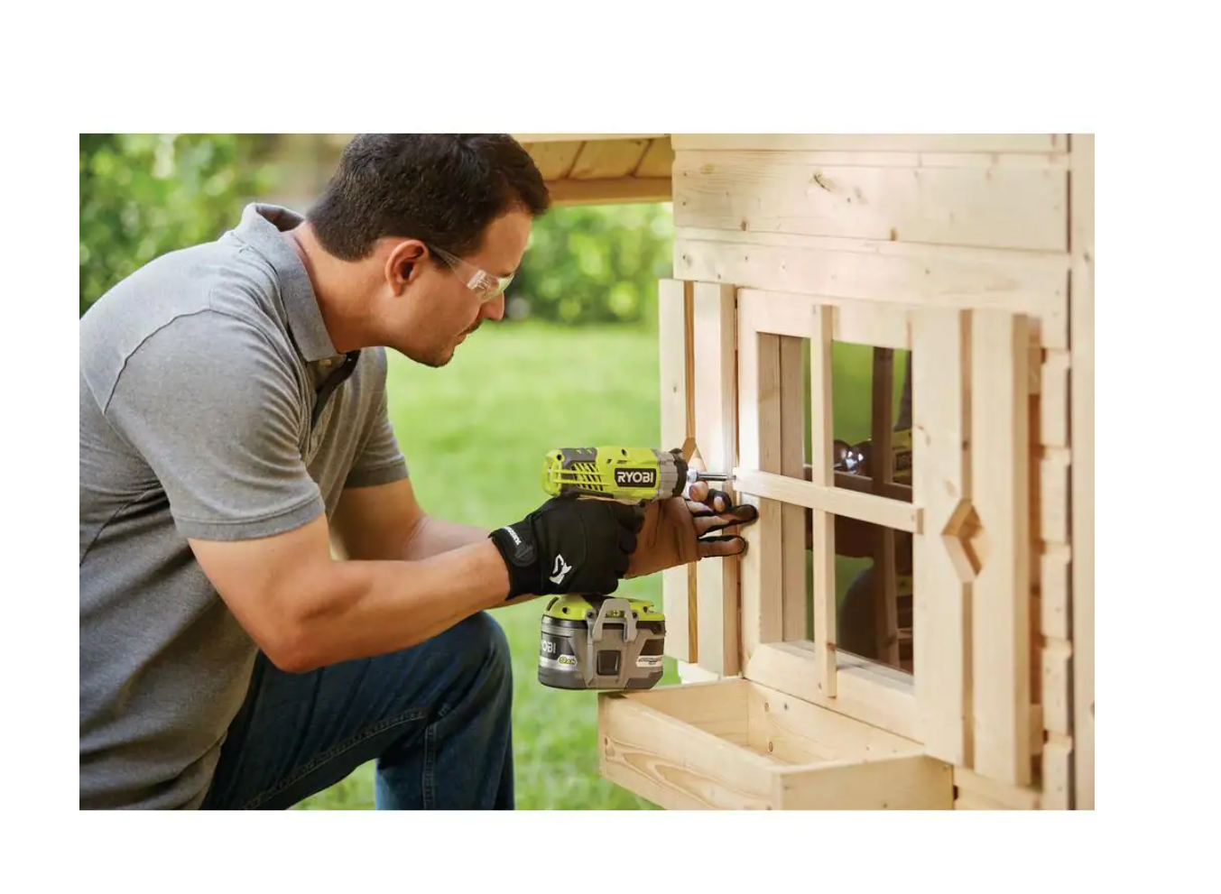 RYOBI P237-PSK005 ONE+ 18V Cordless 3-Speed 1/4 in. Hex Impact Driver with 2.0 Ah Battery and Charger