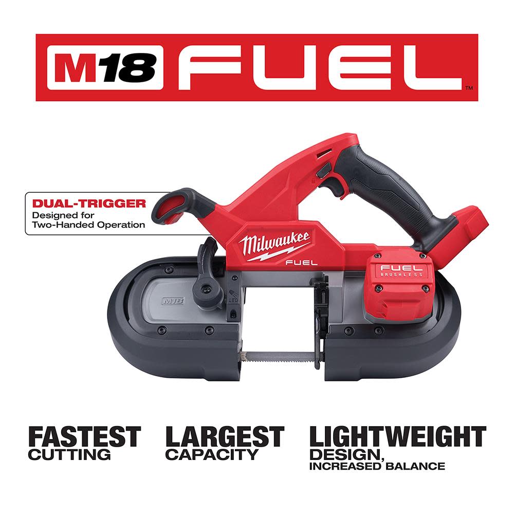 Milwaukee M18 FUEL™ Compact Dual-Trigger Band Saw Bare Tool