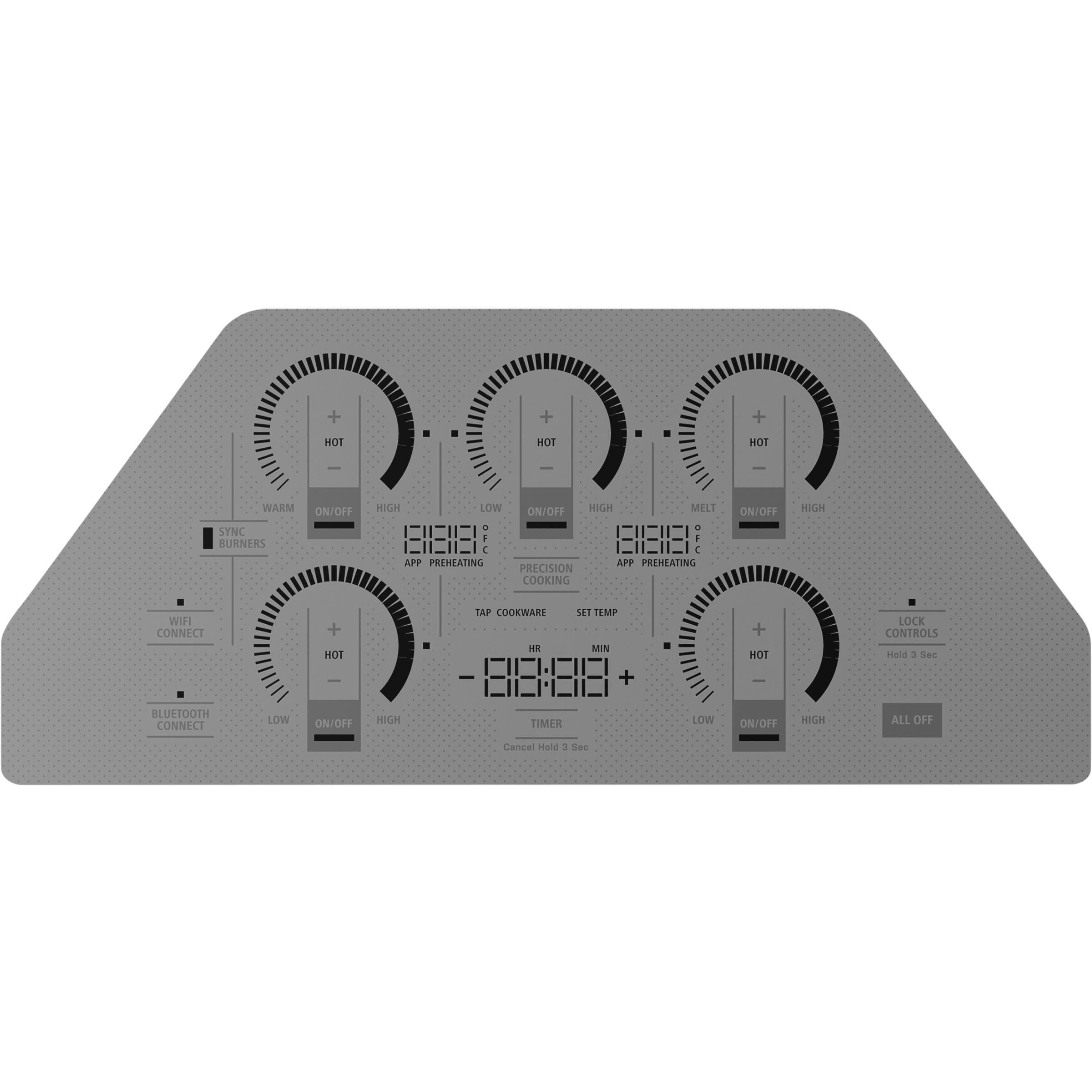 Monogram 36-inch Built-in Induction Cooktop with Wi-Fi Connect ZHU36RSTSS