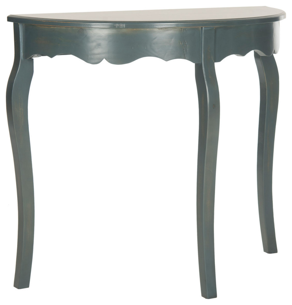 Reggis Console Dark Teal   Traditional   Console Tables   by AED Luxury Home Decor  Houzz