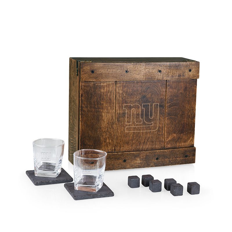 New York Giants Whiskey Box Gift Set