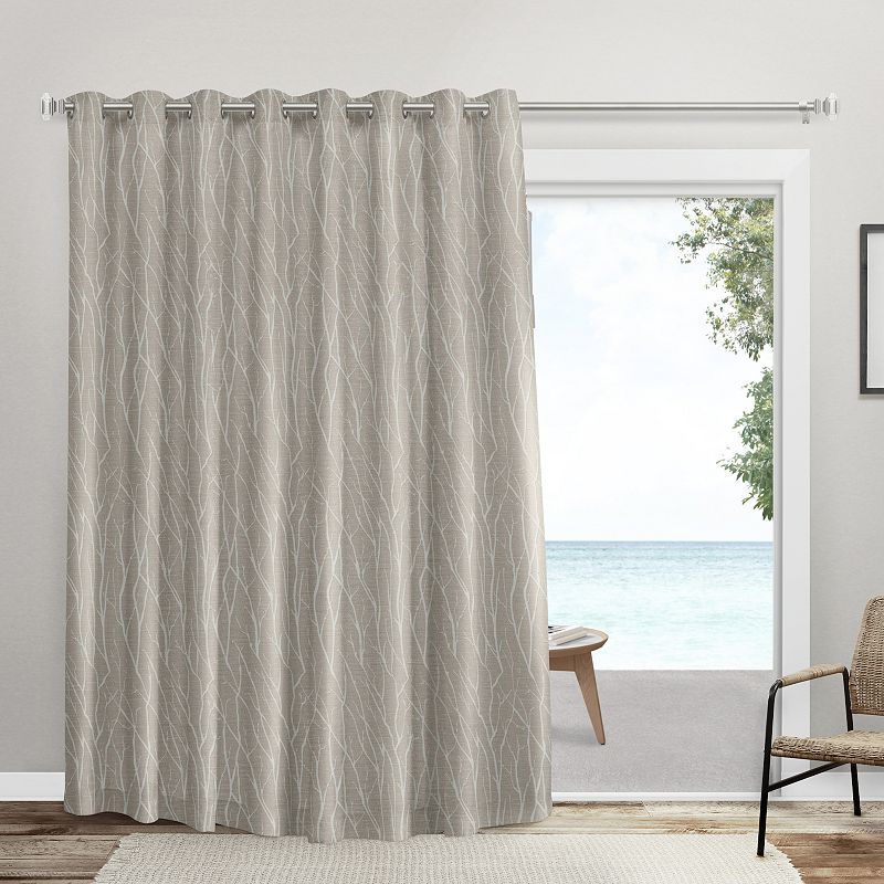 Exclusive Home Forest Hill Patio Woven Blackout Window Curtain