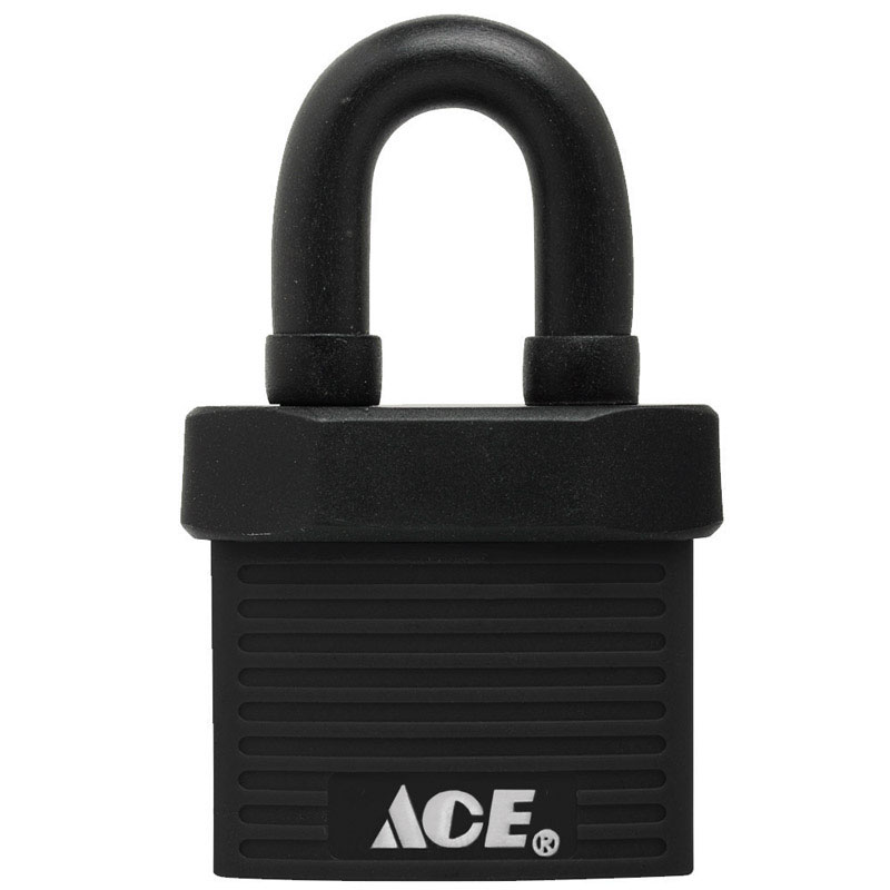 Ace 1-3/8 in. H X 1-1/2 in. W X 13/16 in. L Hardened Steel Single Locking Padlock