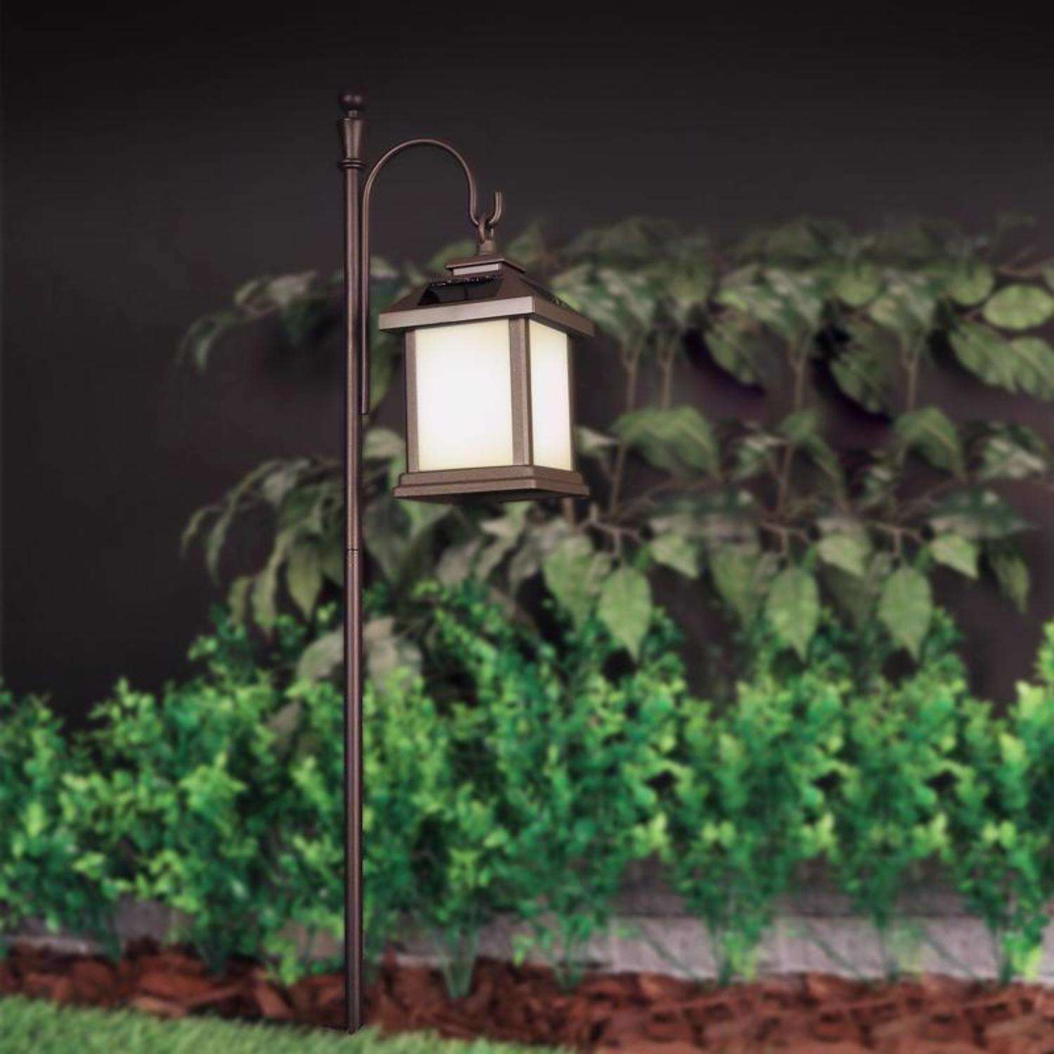 Feit SOLAR FIXTURES Bronze Metal 48 in. H Shepherds Hook 1 pk