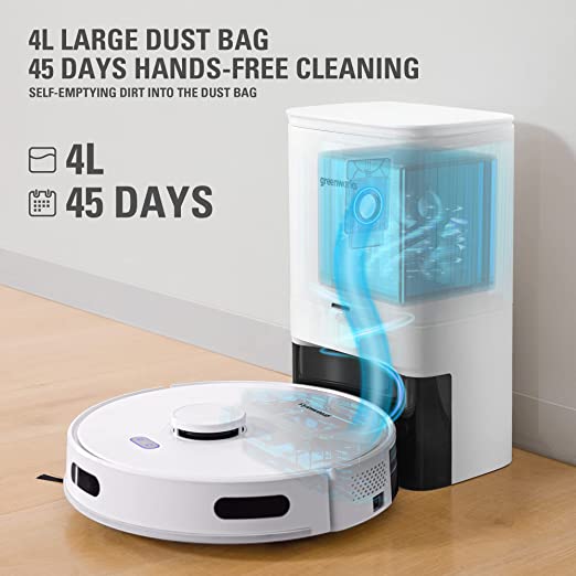 Self-Cleaning Smart App Controlled Robot Vacuum | Greenworks Tools