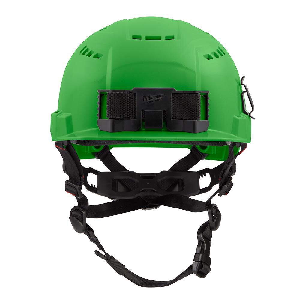 Milwaukee Green Front Brim Vented Helmet with BOLT Class C 48-73-1326 from Milwaukee