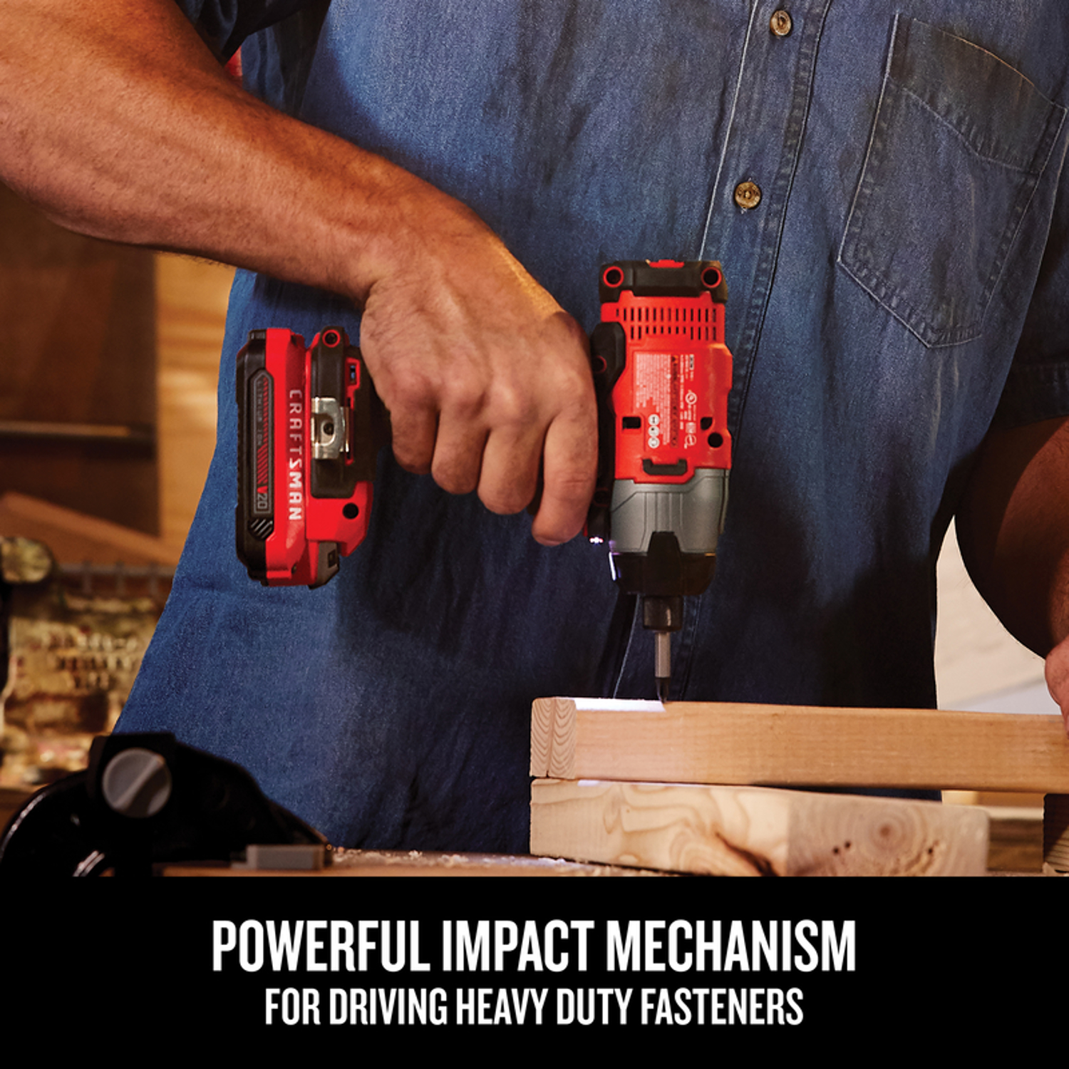 Craftsman V20 1/4 in. Cordless Brushed Impact Driver Kit (Battery \u0026 Charger)