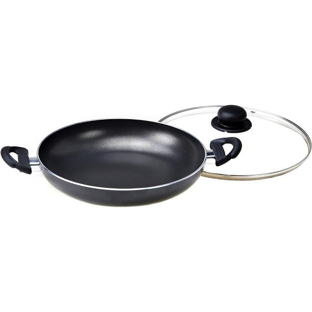 Ravelli Italia Linea 30 Non Stick Saute Pan With Glass Lid Italian Culinary Excellence In Every Saut