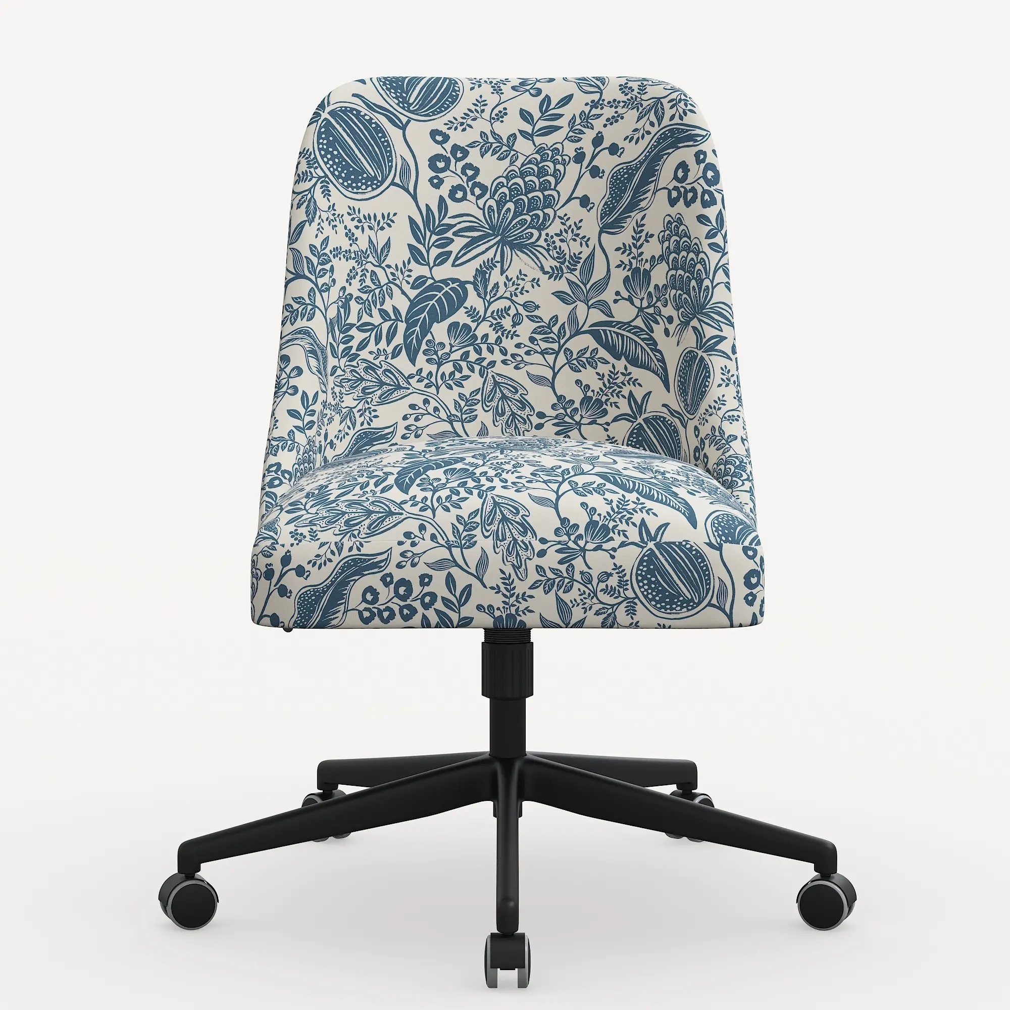 Rifle Paper Co. Oxford Blue Pomegranate Office Chair