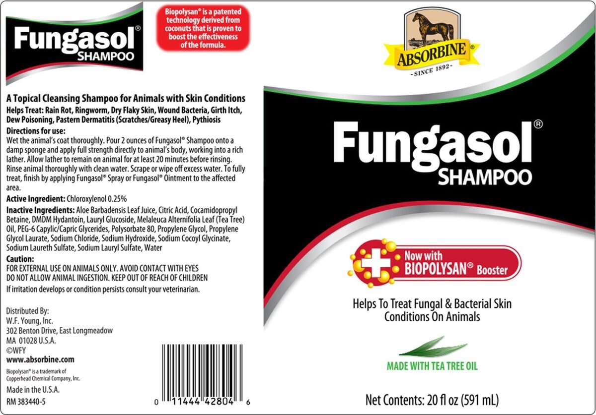 Absorbine Fungasol Fungal Treatment Horse Shampoo