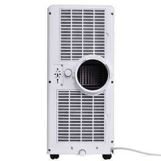 Costway 8000 BTU Portable Air Conditioner and Dehumidifier Function Remote in White with Window Kit EP22783