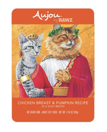 Rawz Aujou Chicken Breast and Pumpkin Cat Food Pouch