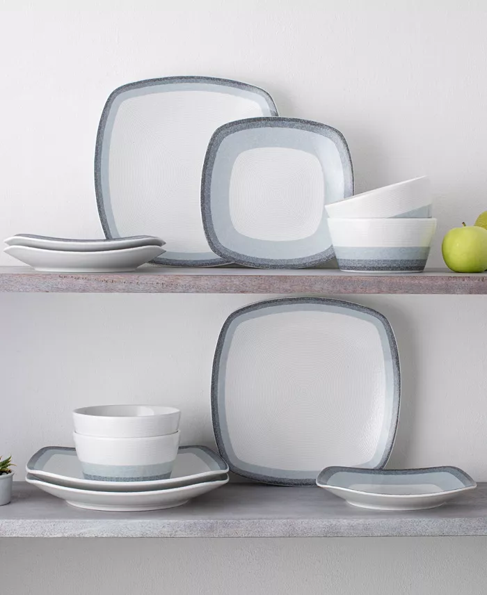 Noritake Colorscapes Layers 12 Piece Square Dinnerware Set