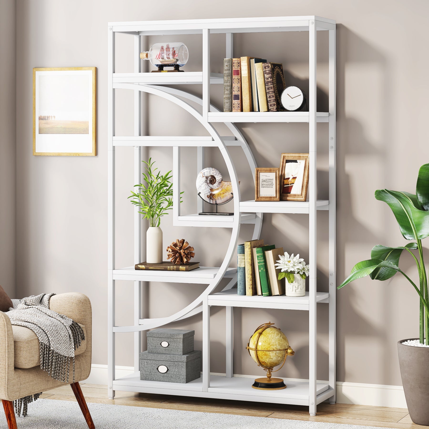 Freestanding Bookshelf, 68.9