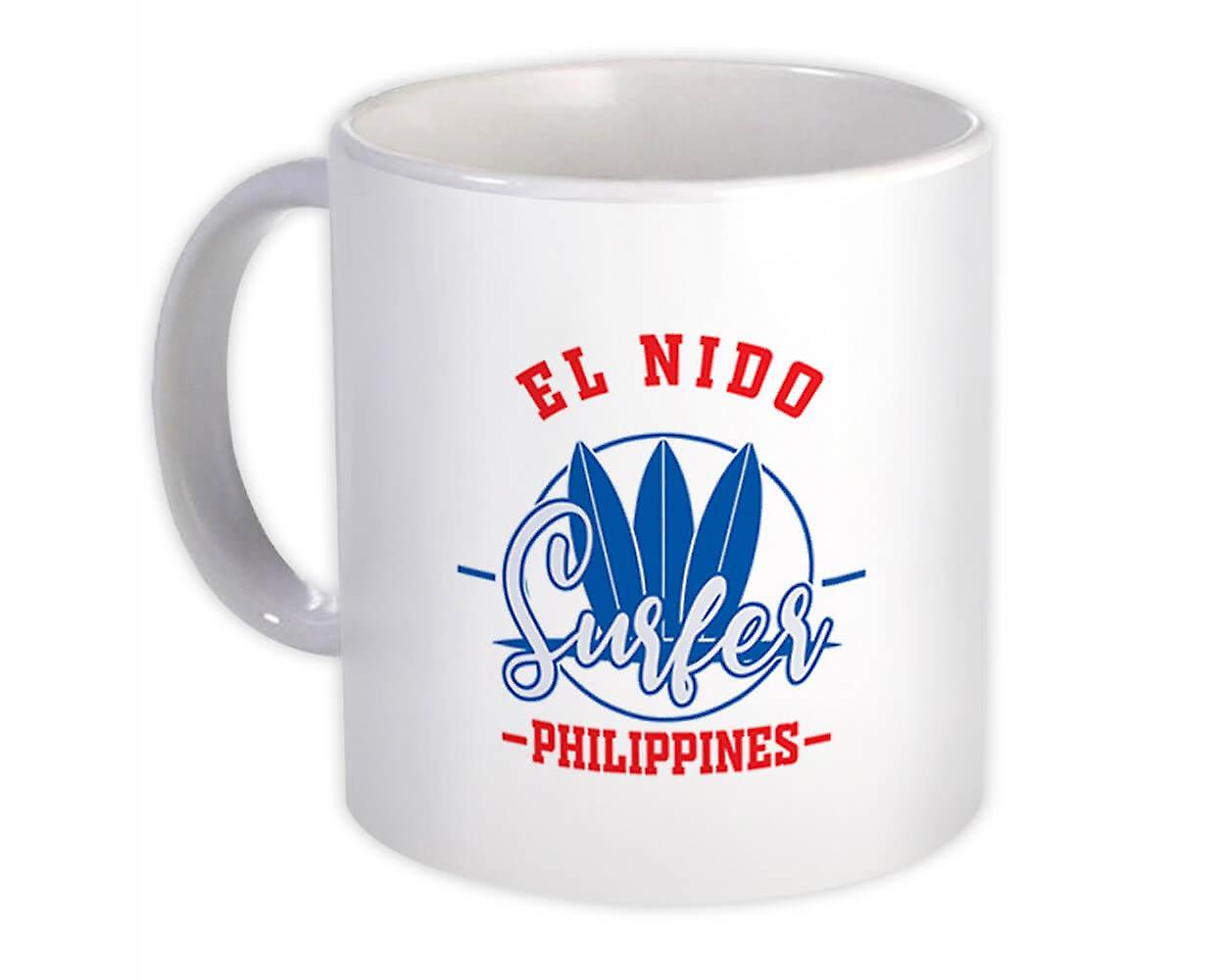 Gift Mug: El Nido Philippines Surfer