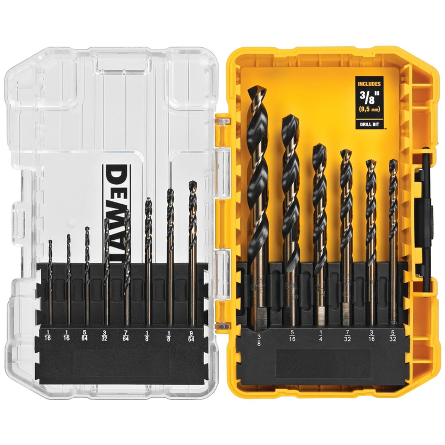 DW Black Oxide Drill Bit Set 14 pc