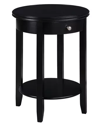 Convenience Concepts 18.25 Rubber wood AH Baldwin End Table