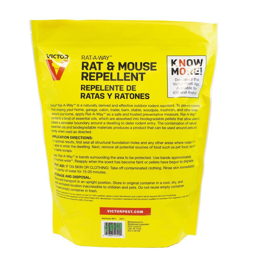 Victor Rat-A-Way 5 lbs. Rat and Mouse Repellent Granules M8075