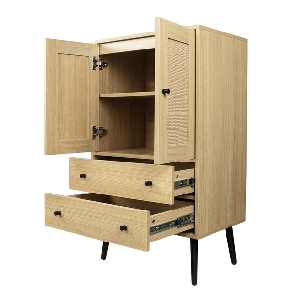 Sideboard with two doors and two storage spaces