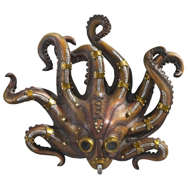 Design Toscano Steampunk Octopod Wall Sculpture