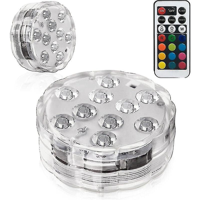 Led Mobile Phone Remote Control Rgb Diving Light Coloured Pool Light Coloured Fish Tank Button Under