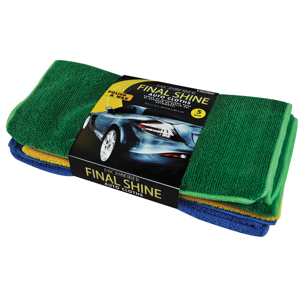 Viking 5 pk Microfiber Final Shine Cloths 16 in. x 12 in.