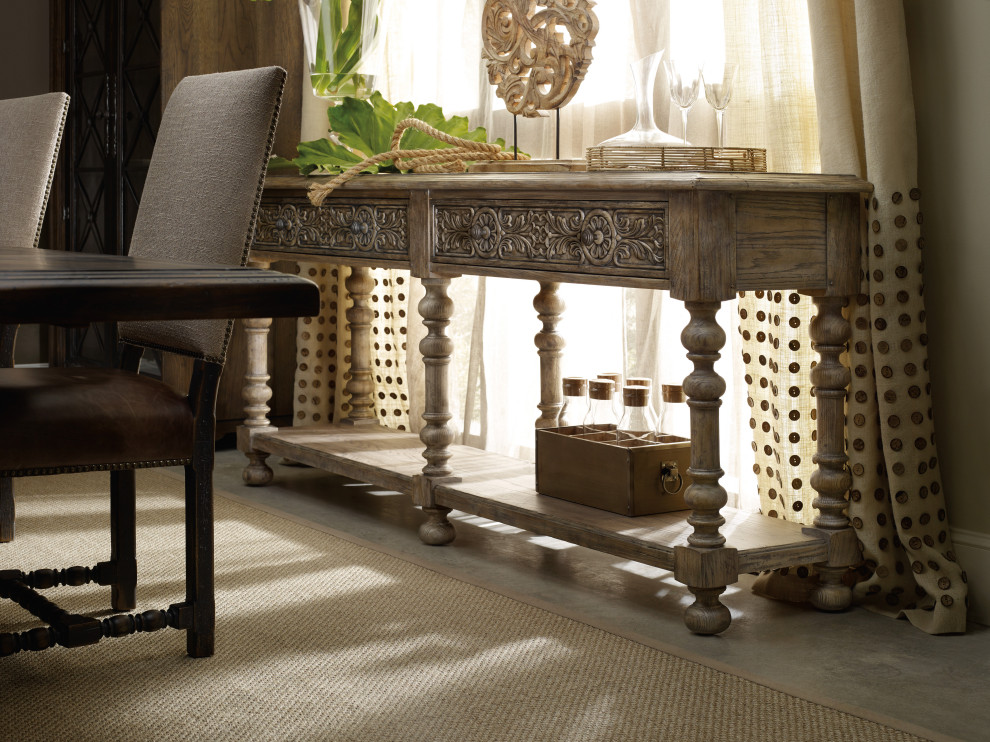 Bexar Leg Huntboard   Traditional   Console Tables   by Buildcom  Houzz