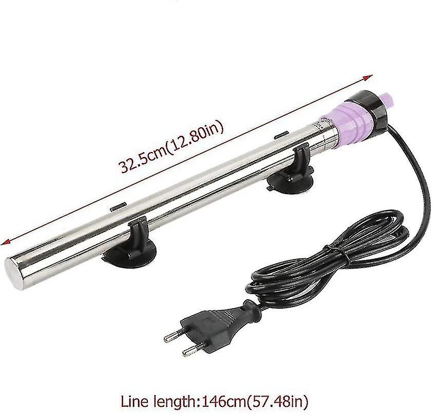 Aquarium Heater， Automatic Thermostatic Fish Tank Heating Bar Stainless Steel Heater Explosion Proof(300w)