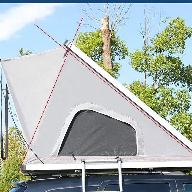 2022 yoursjoys Wholesale New Arrival Automatic Hard Shell Car Roof Top Tent  outdoor camping   hiking Roof Top Tent for Camping