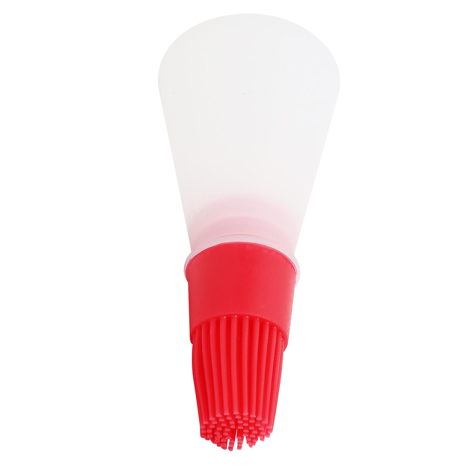 Silicone Oil Brush With Oil Bottle High Temperature Resistant Brush Oil Control Brush For Kitchenred