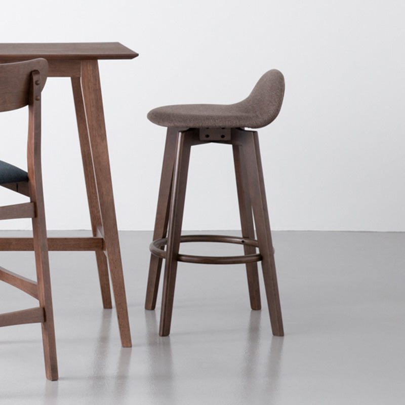 MORA Bar Stool - Chestnut & Walnut