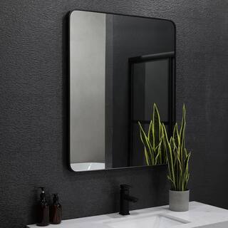 niveal 30 in. W x 36 in. H Rectangular Framed Wall Bathroom Vanity Mirror SM-3036MB