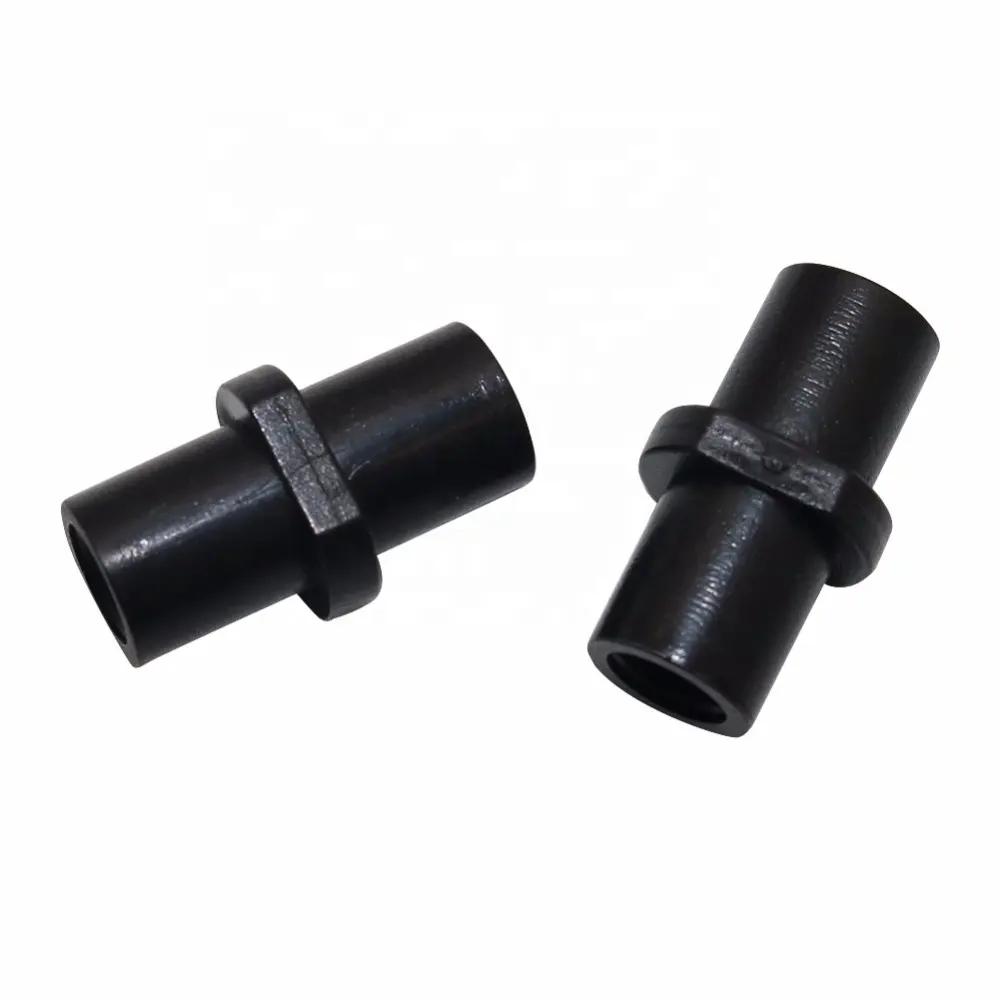 6mm Plastic Garden Water Straight Connectors 6mm Interface Nozzles Black Connection Accessories Garden Irrigation Supplies