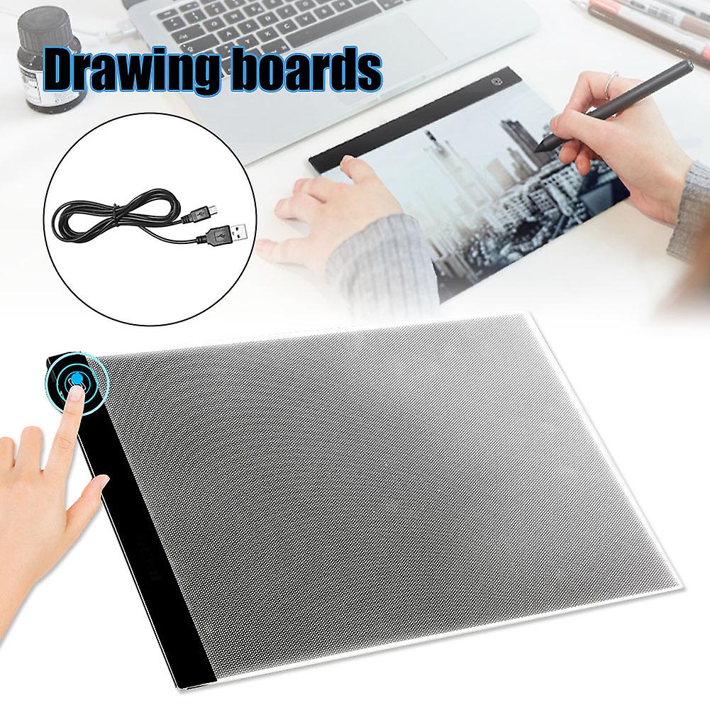 Usb Led Artist Tattoo Stencil Board Light Box Tracing Drawing Pad Copy Board(a)