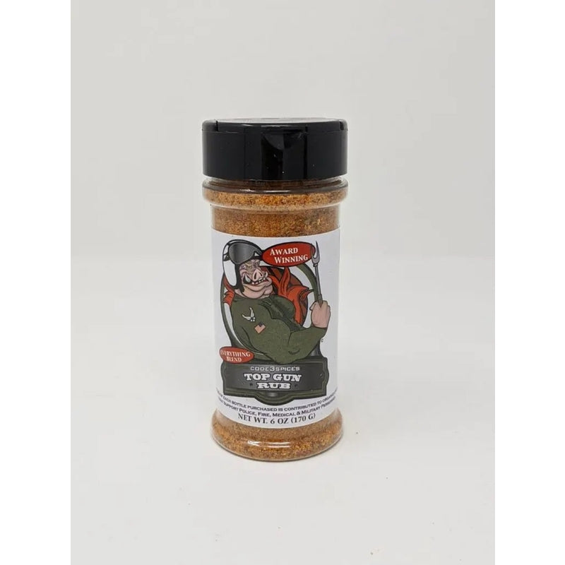 BBQ RUB TOP GUN 6OZ