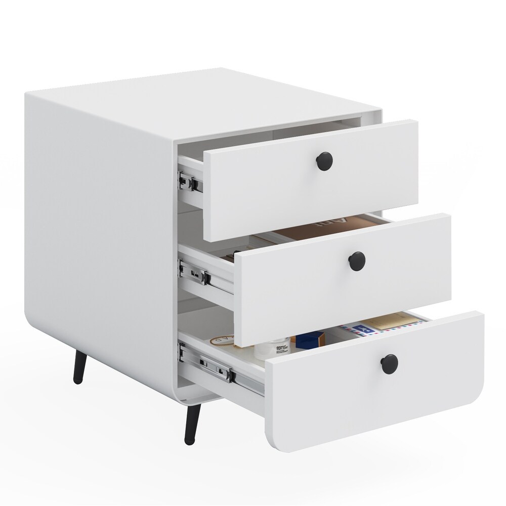 Modern Night Stand Storage Cabinet