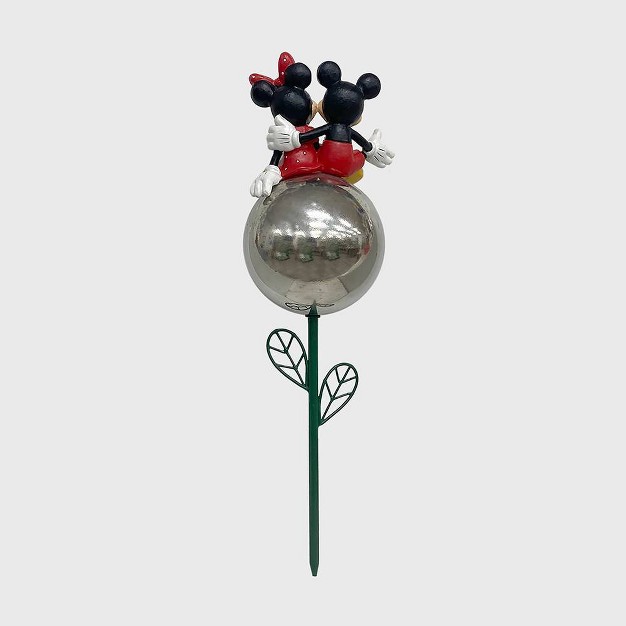 Polyester steel Mickey And Minnie Mouse Gazeball Stake