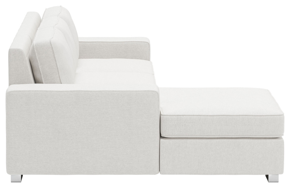 Brickell Sectional White   Contemporary   Sectional Sofas   by Zuo Modern Contemporary  Houzz