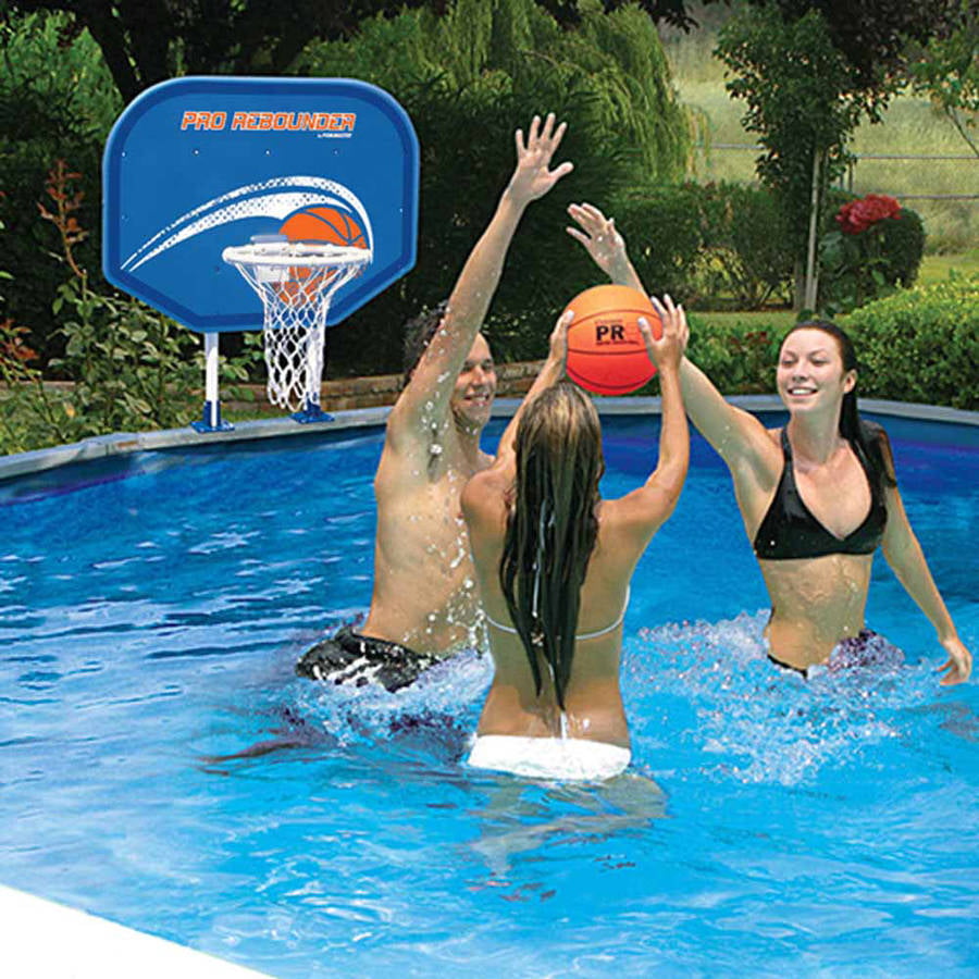 Poolmaster Vinyl Pro Rebounder Basketball Pool Game (2 Pieces)